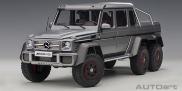 76308 MERCEDES-BENZ G63 AMG 6x6 (DESIGNO PLATINUM MAGNO) 1:18